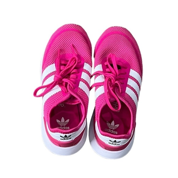 adidas Pink Cloudfoam Running Sneakers Size 4 Big Girl's - Picture 4 of 8